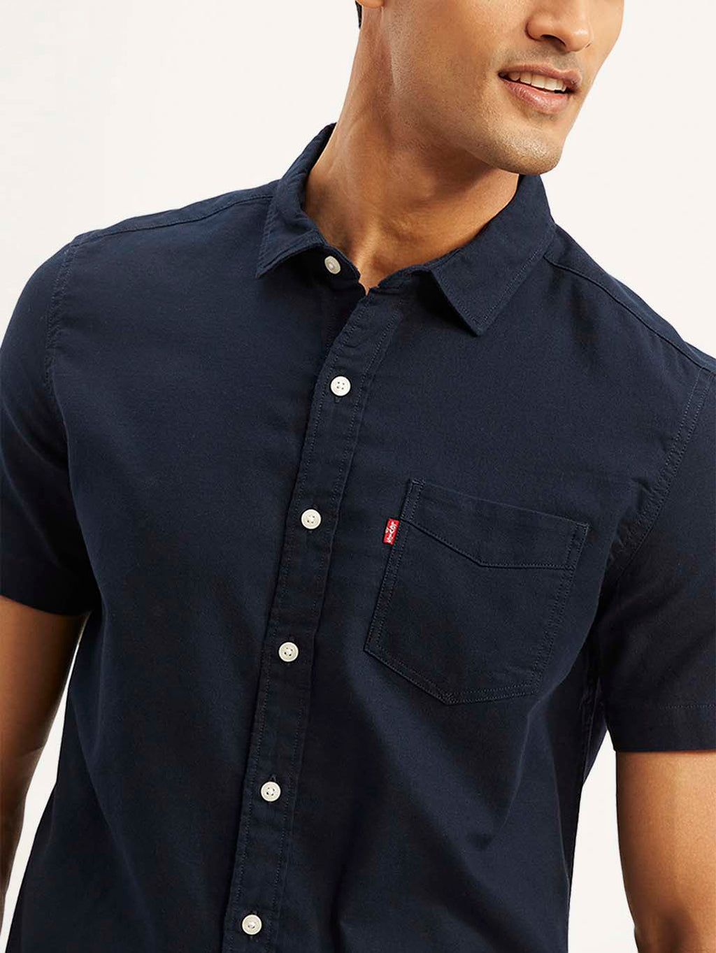 Men's Solid Slim Fit Oxford Shirt