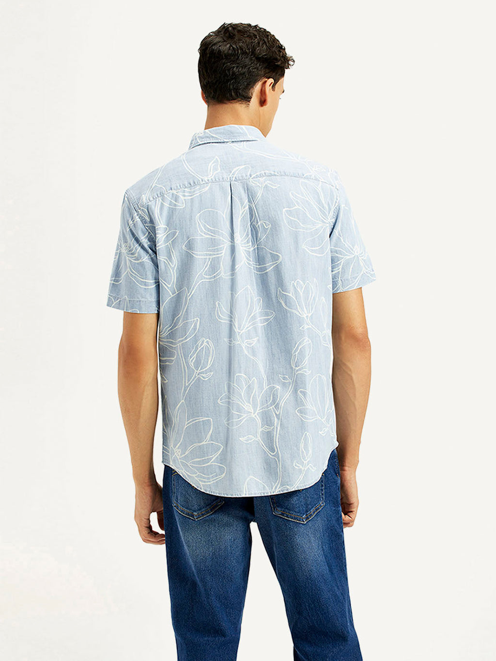 Men's Printed Slim Fit Shirt
