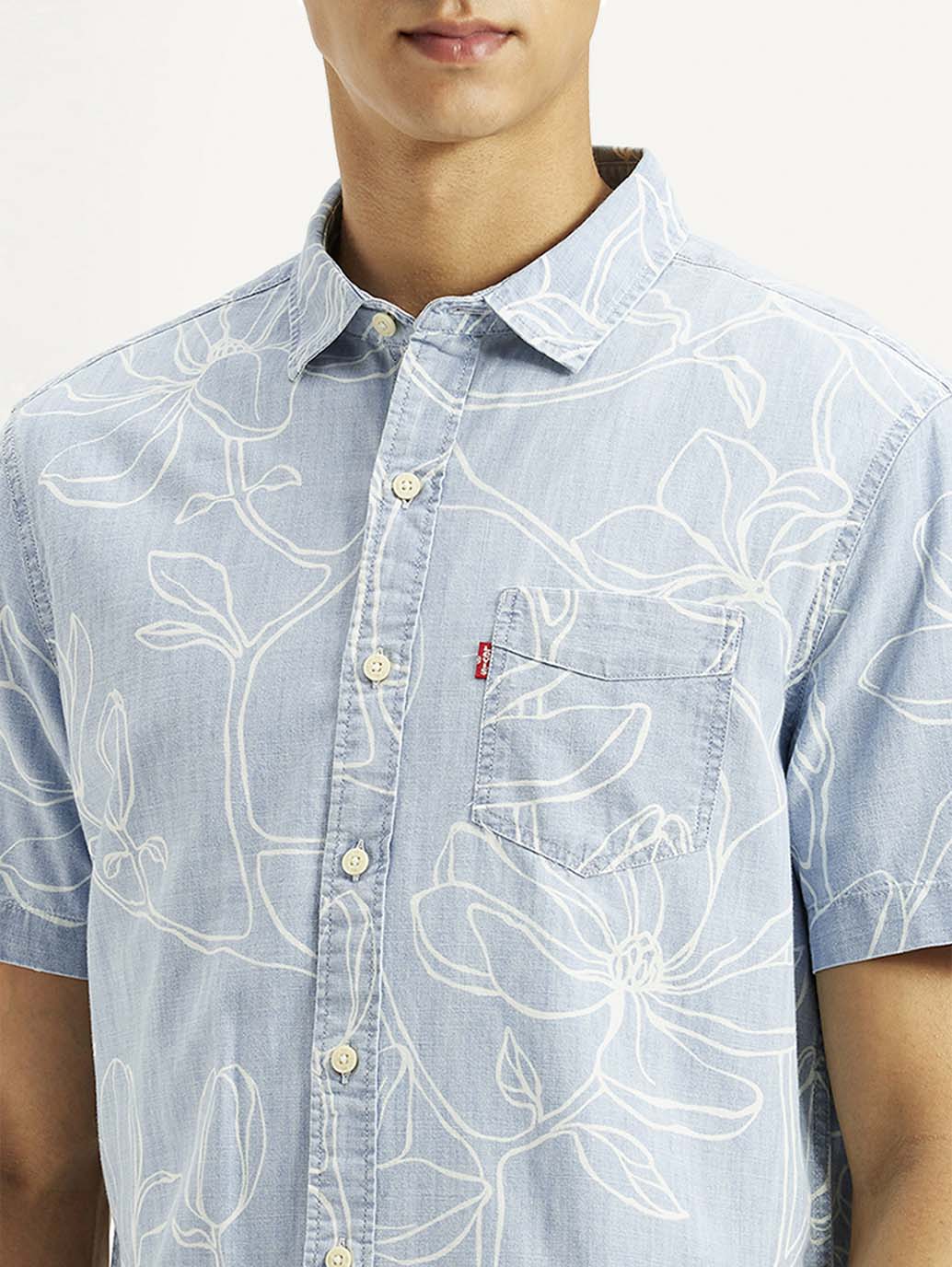 Men's Printed Slim Fit Shirt