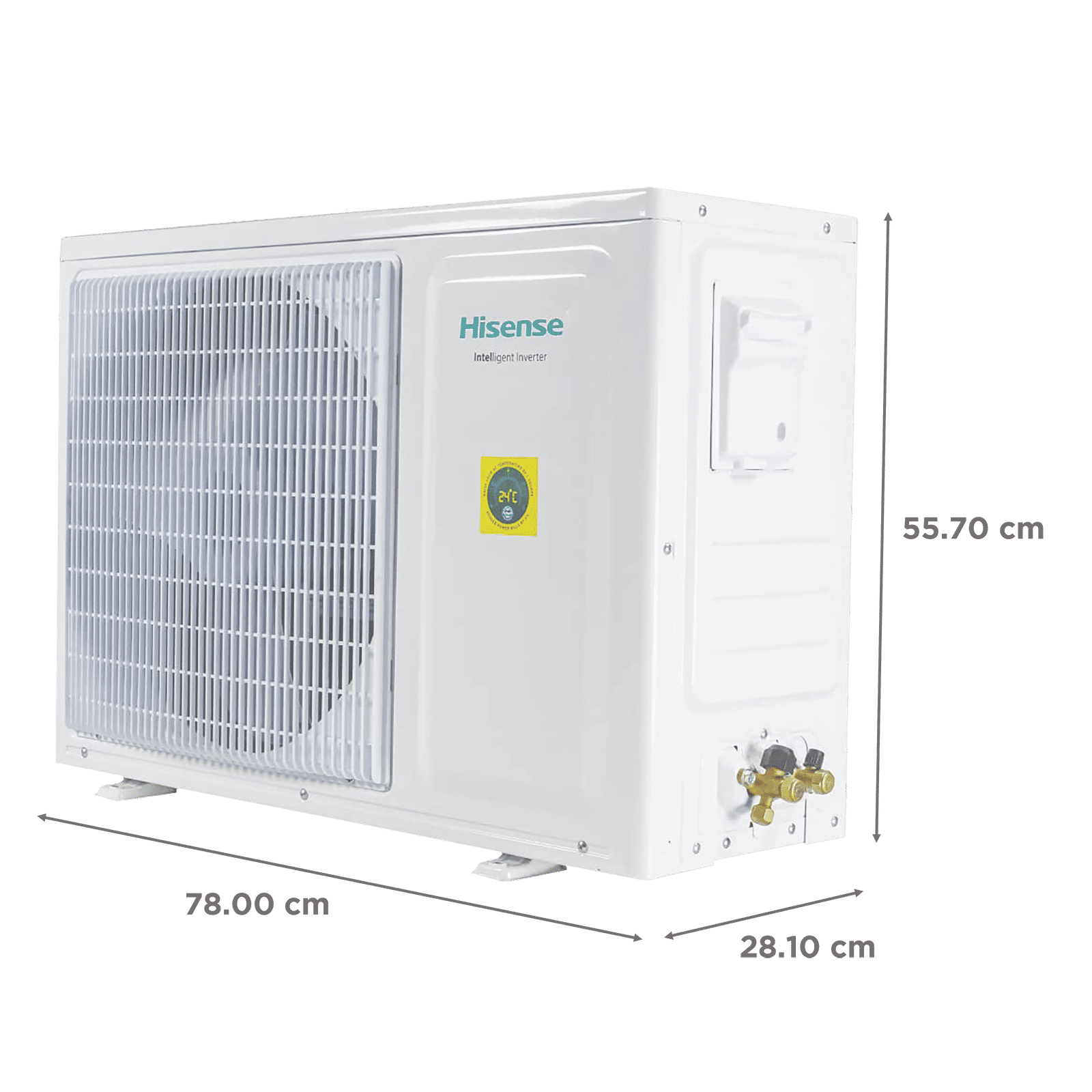 Hisense 4 in 1 Convertible 1.5 Ton 5 Star Inverter Split AC with PM 2.5 Filter (Copper Condenser, AS-18TC5RAM0)