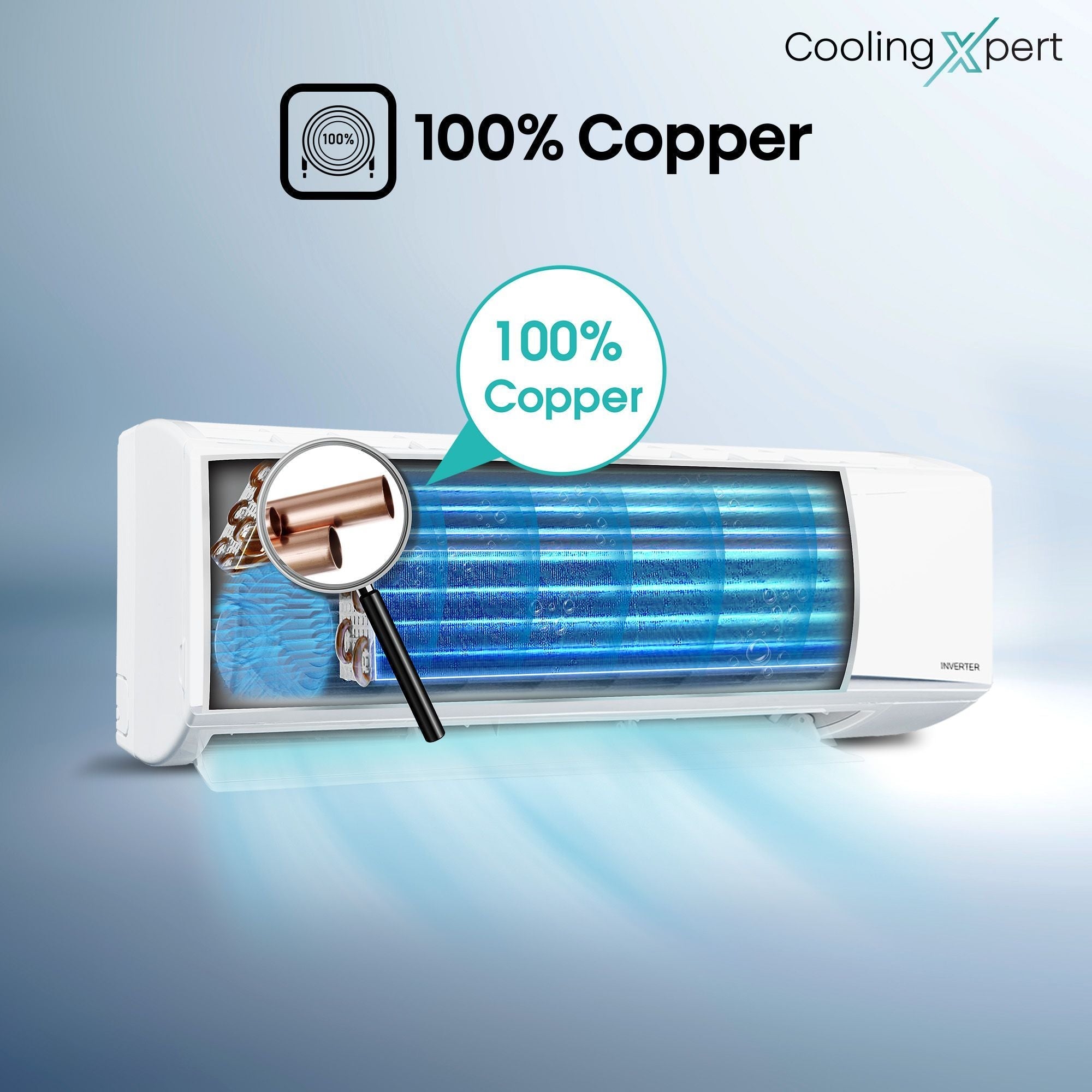 Hisense Cooling Expert 5 in 1 Convertible 1 Ton 3 Star Inverter Split AC with Auto Cleanser (Copper Condenser, ATC353HIB)