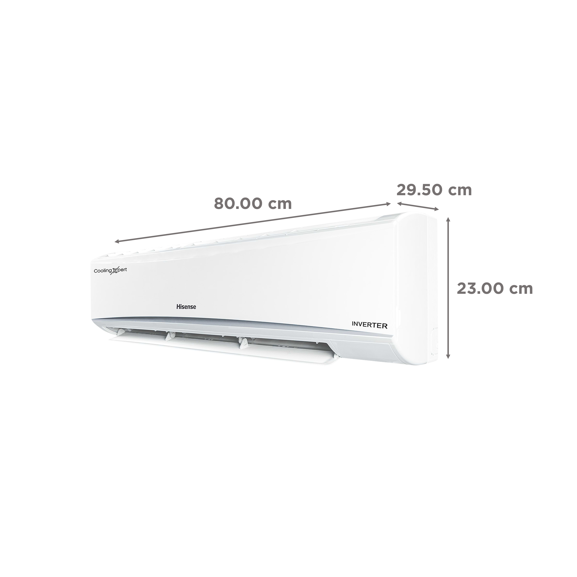 Hisense Cooling Expert 5 in 1 Convertible 1 Ton 3 Star Inverter Split AC with Auto Cleanser (Copper Condenser, ATC353HIB)