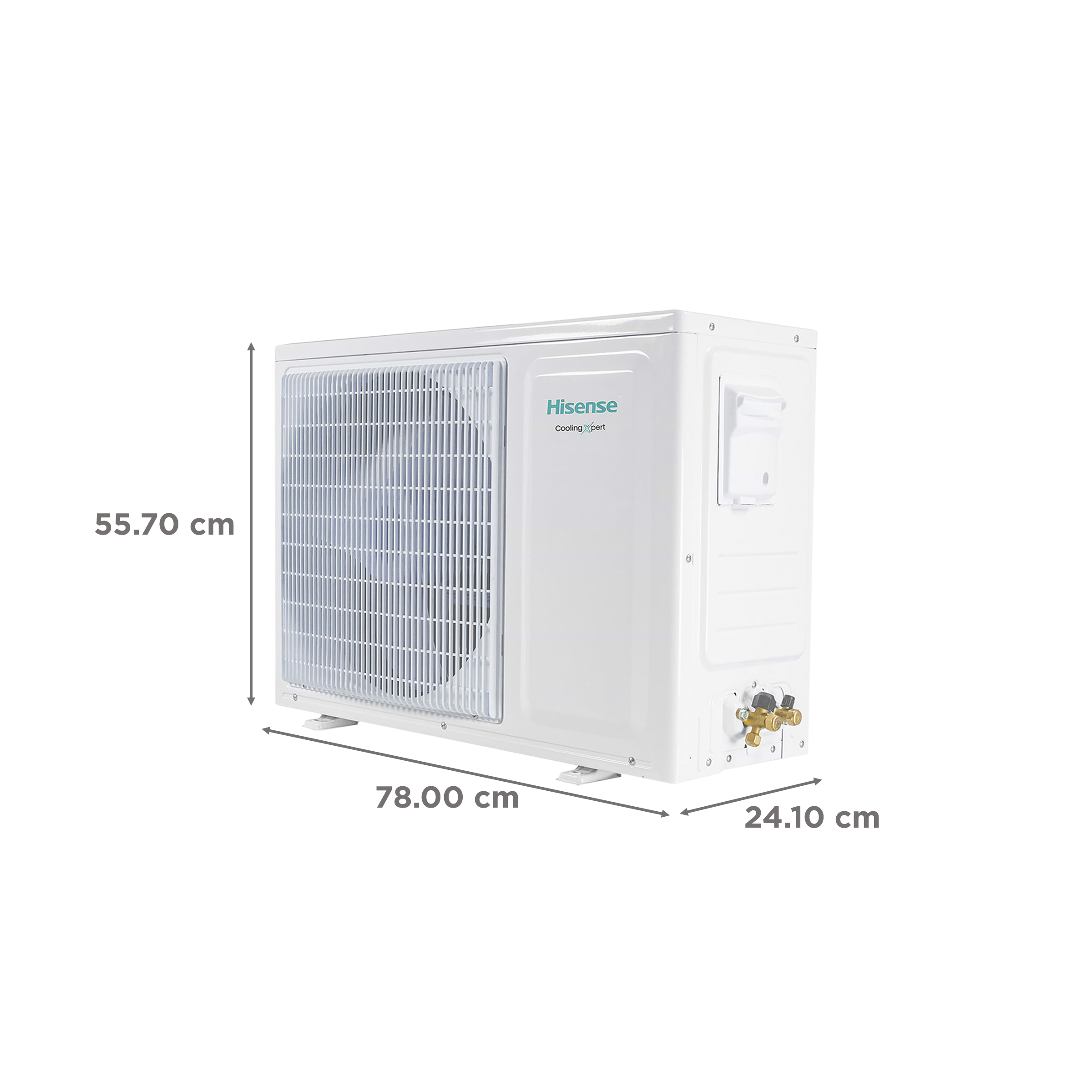 Hisense Cooling Expert 5 in 1 Convertible 1 Ton 3 Star Inverter Split AC with Auto Cleanser (Copper Condenser, ATC353HIB)