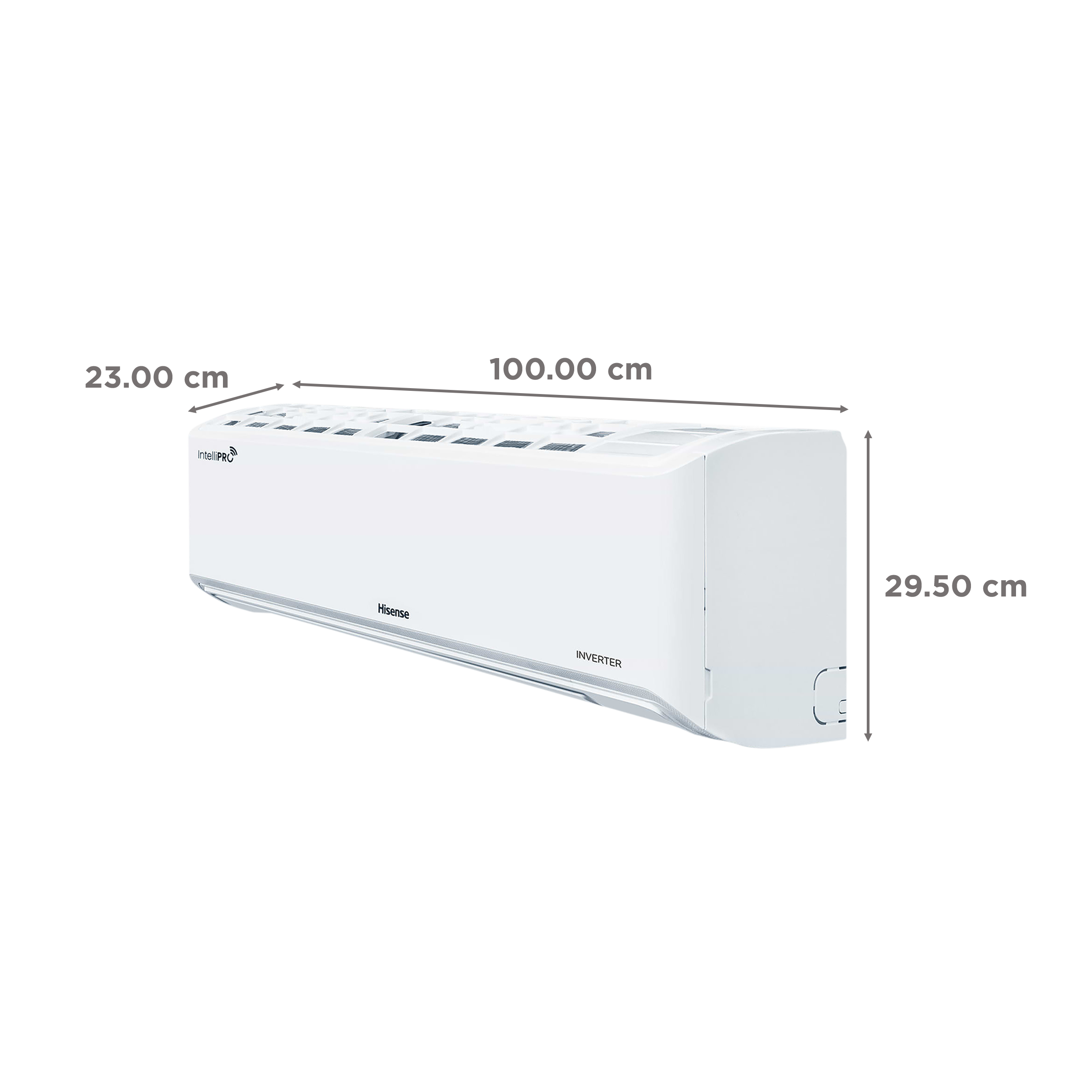 Hisense Intelli PRO 5 In 1 Convertible 2 Ton 3 Star Inverter Split Smart AC with 4-Way Swing (Copper Condenser, ATCW623HJP)