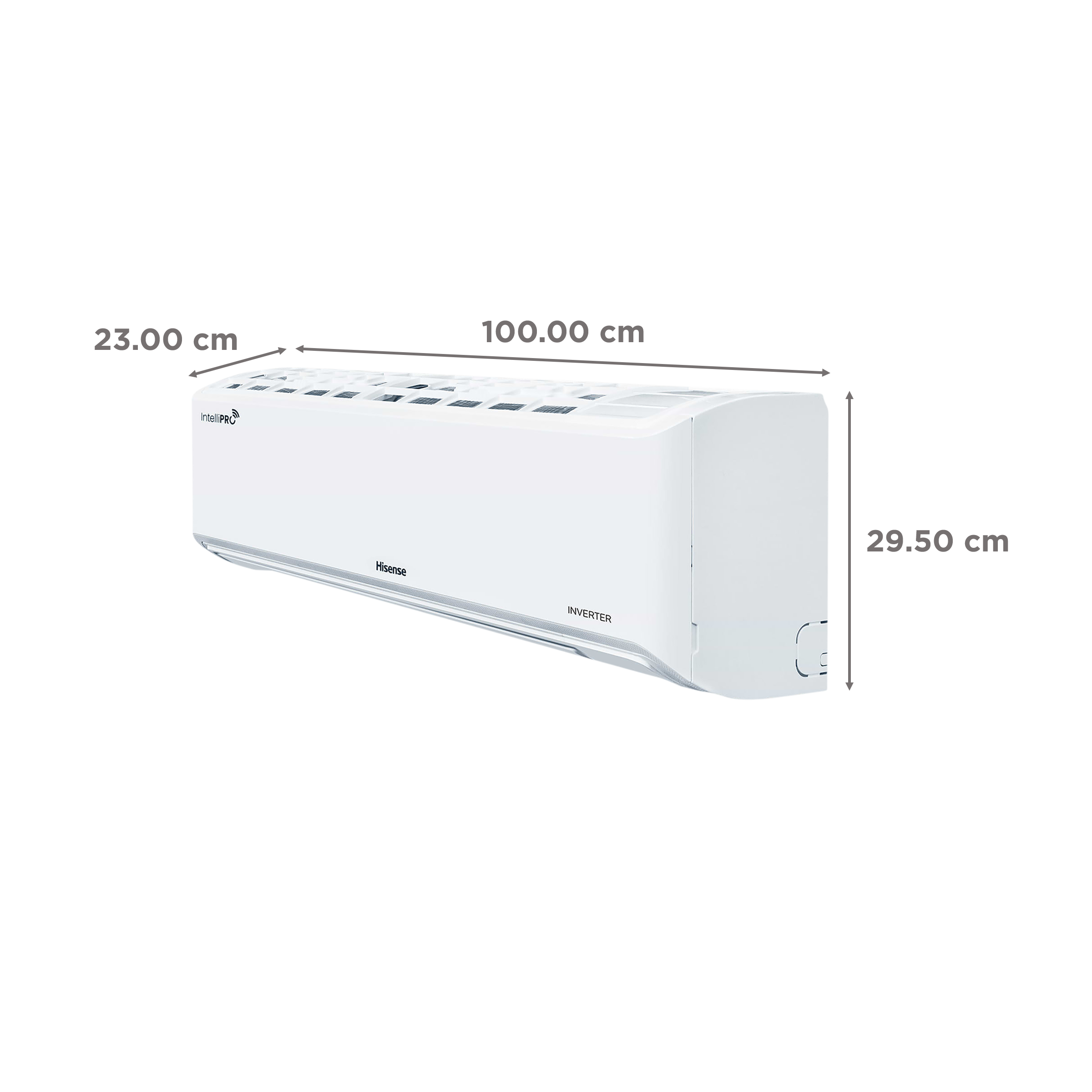 Hisense Intelli Pro 5 In 1 Convertible 1.5 Ton 5 Star Inverter Split Smart AC with 4-Way Swing (Copper Condenser, ATCW515HJP)