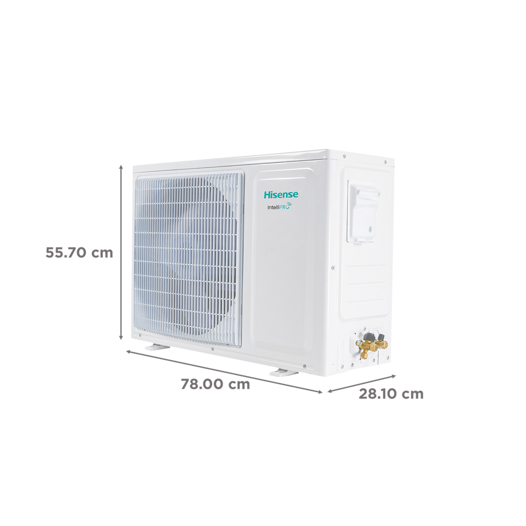 Hisense Intelli Pro 5 In 1 Convertible 1.5 Ton 5 Star Inverter Split Smart AC with 4-Way Swing (Copper Condenser, ATCW515HJP)