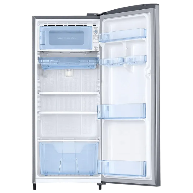 Samsung 183 L Direct Cool Single Door 3 Star Refrigerator (Elegant Inox, RR20C2Y23S8/NL)
