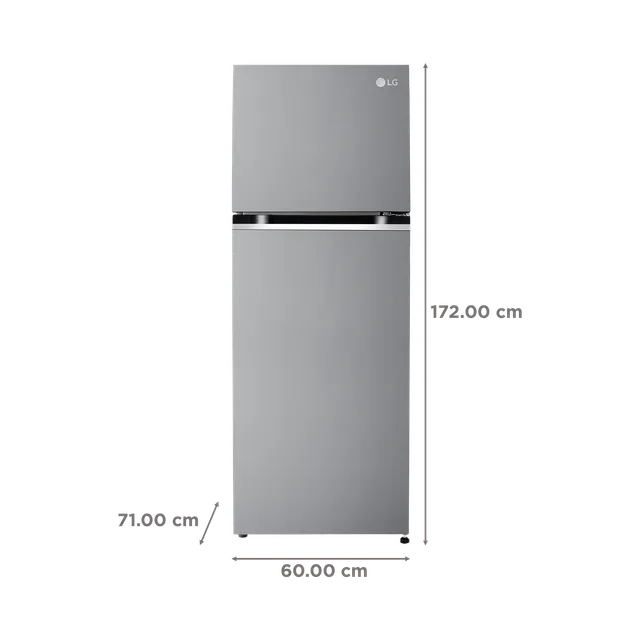LG 343 Litres 2 Star Frost Free Double Door Convertible Refrigerator(GL-S382SUSY.AUSZEBN, Urban Steel)