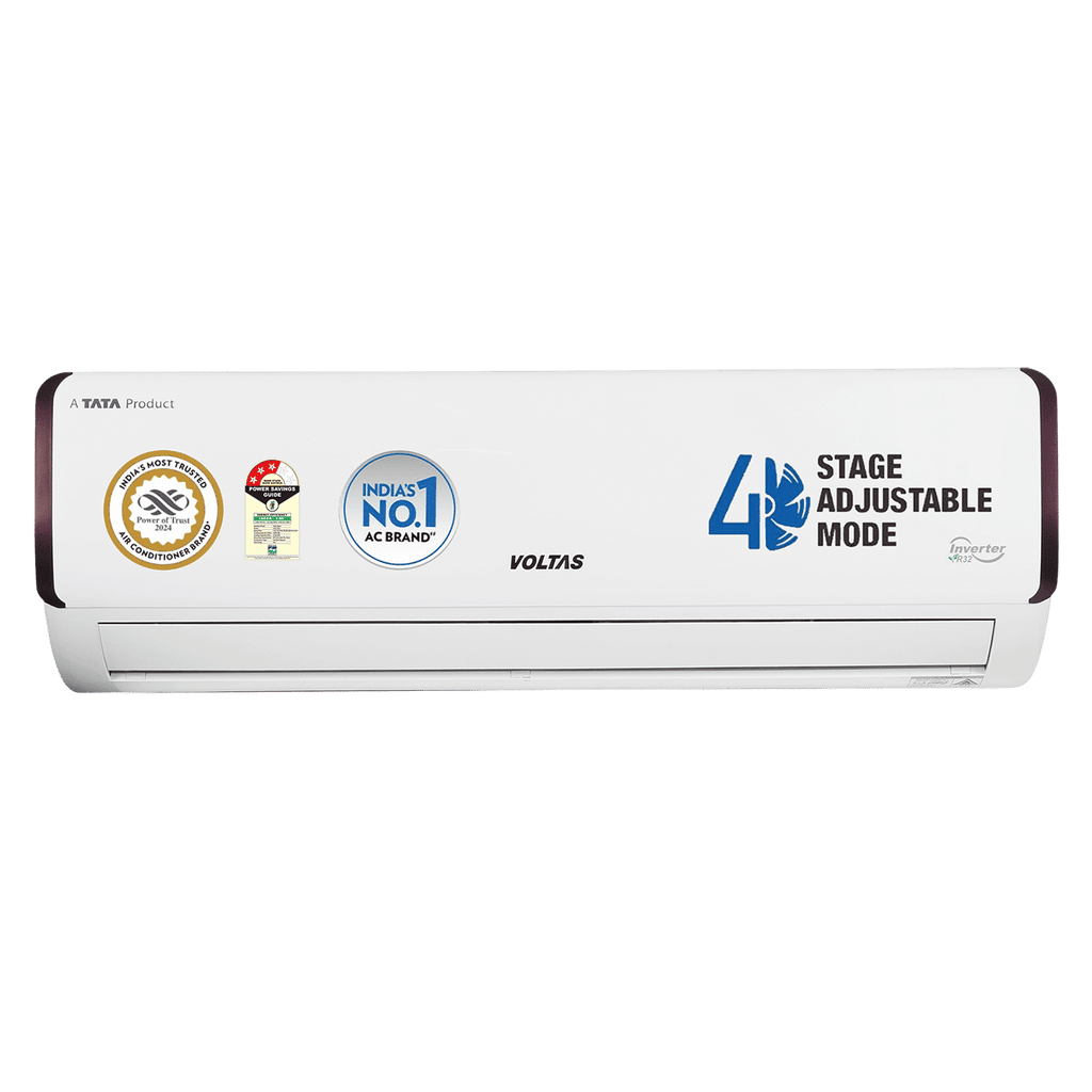 VOLTAS 163V Vectra Pearl 4 in 1 Convertible 1.3 Ton 3 Star Inverter Split AC with Anti Dust Filter ( Copper Condenser, 4503543)
