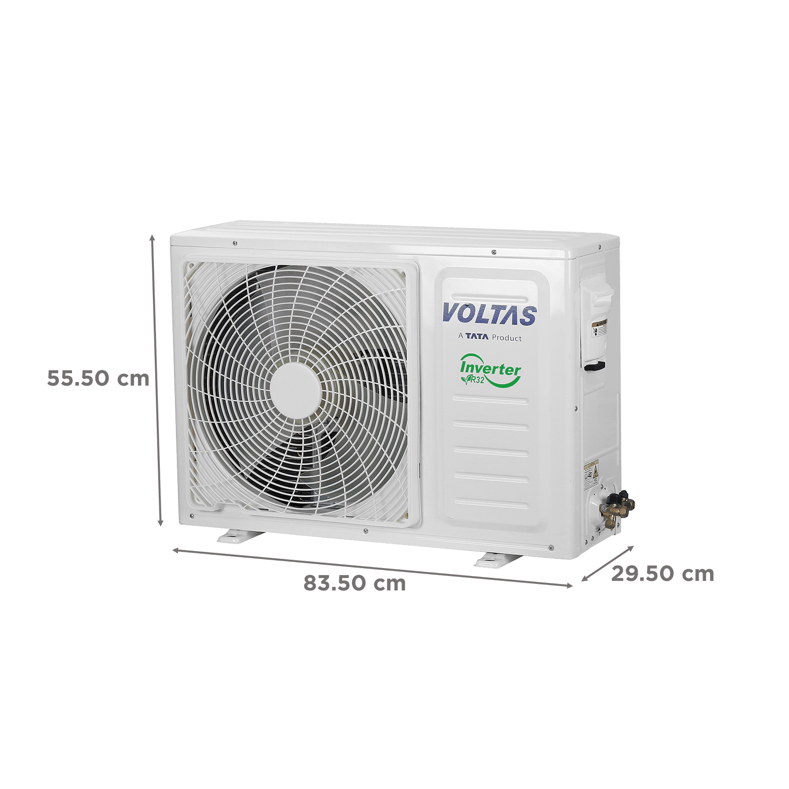 VOLTAS 163V Vectra Pearl 4 in 1 Convertible 1.3 Ton 3 Star Inverter Split AC with Anti Dust Filter ( Copper Condenser, 4503543)