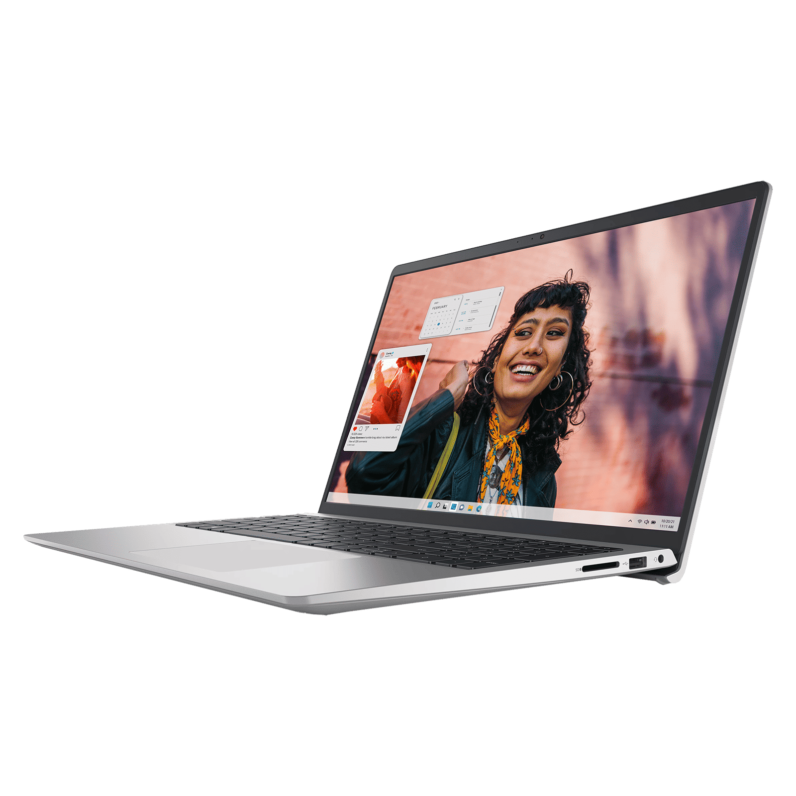 DELL Inspiron 3530 Intel Core i3 13th Gen Thin and Light Laptop (8GB, 512GB SSD, Windows 11 Home, 15.6 inch FHD LED Backlit Display, MS Office 2021, Platinum Silver, 1.62 KG)