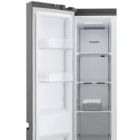 LG 650 Litres 3 Star Side-by-Side Convertible Refrigerator (GL-B257JDS3, Dazzle Steel)