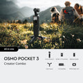 dji OSMO Osmo Pocket 3 Creator Combo Sports and Action Camera  (Black, 64 MP)