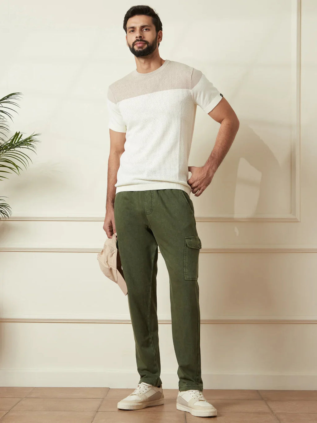 Acid Washed Jogger | Olive