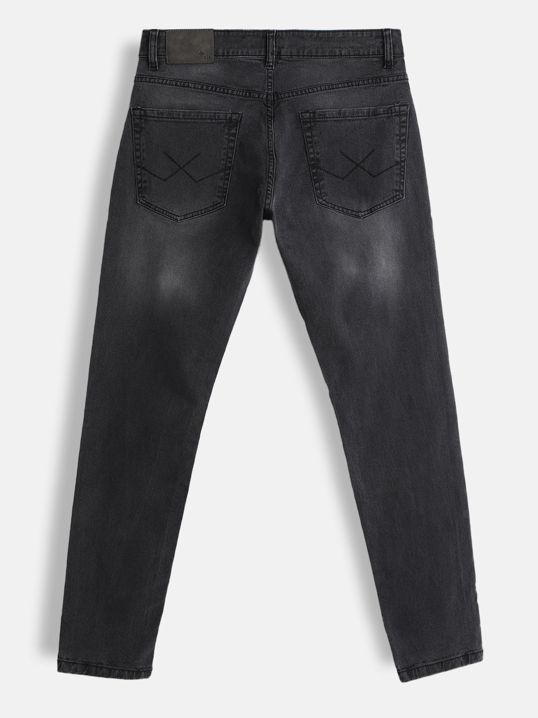 Light Fade Skinny Crop Jeans | Dark Grey