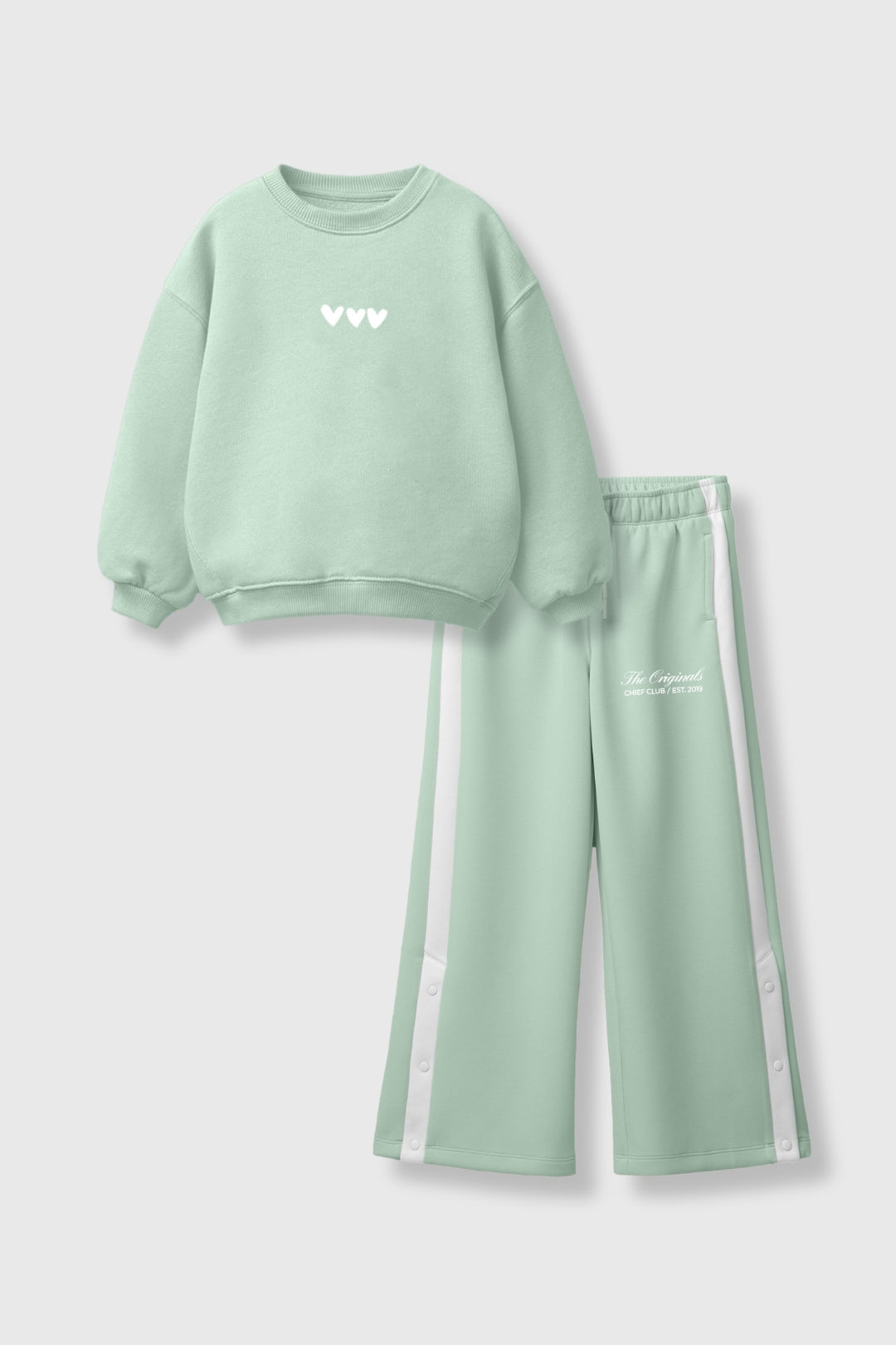 OG Green Hearts Co-Ord Set