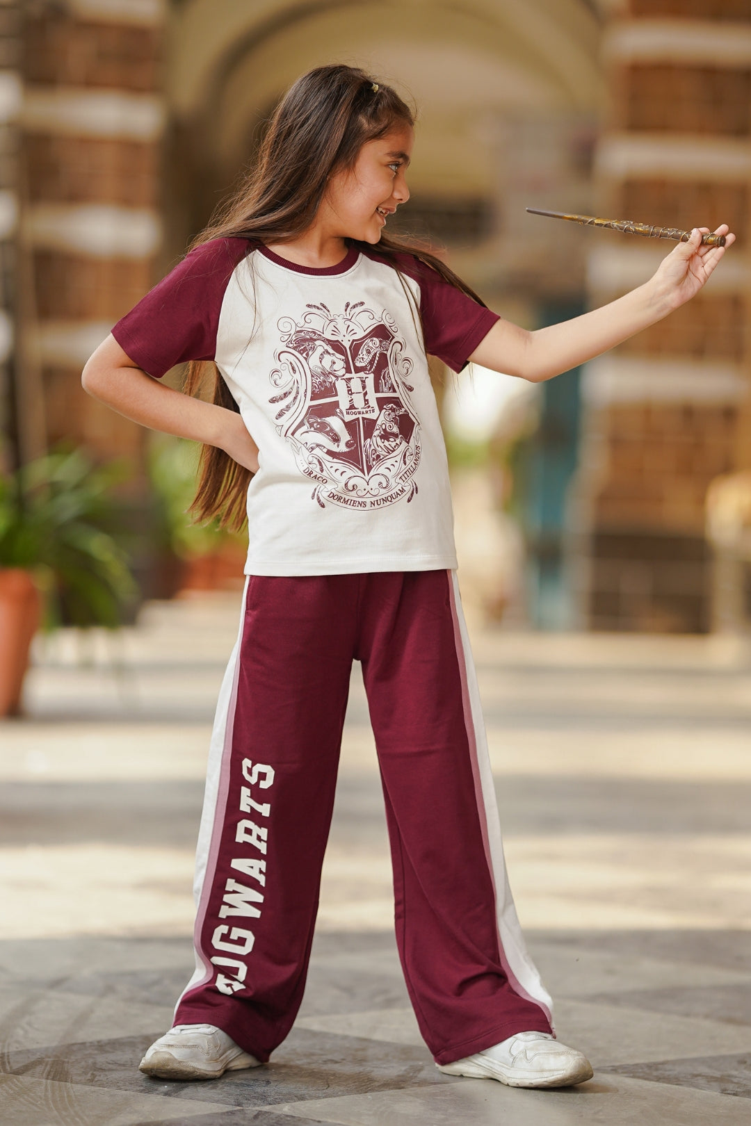 Hogwarts Crest Burgandy Co-Ord Set