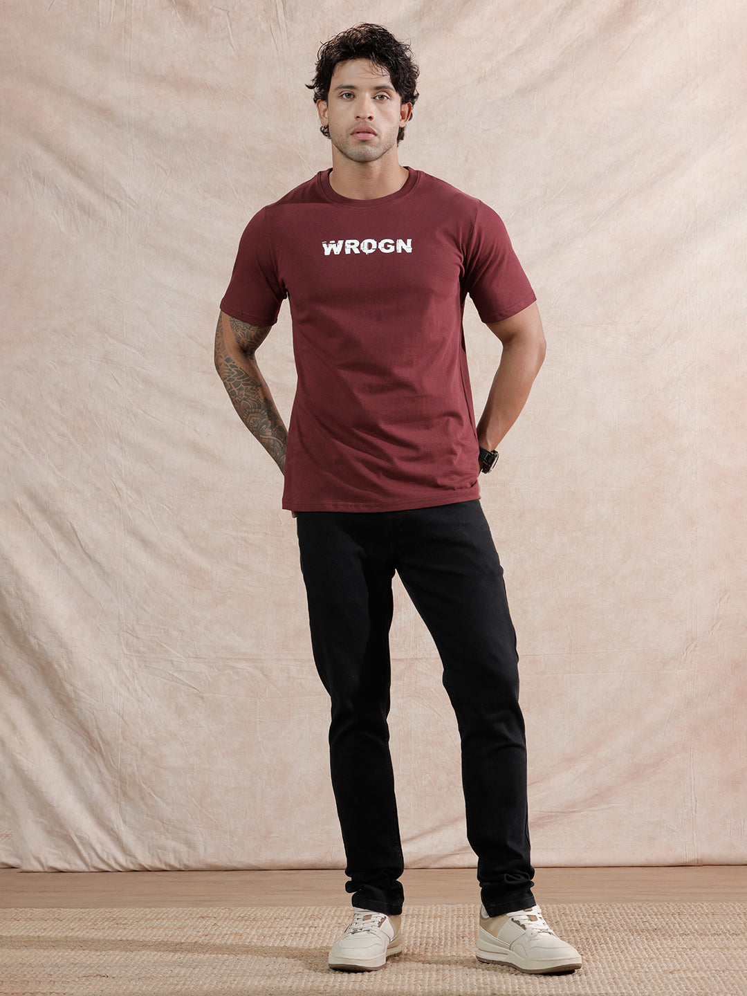 Solid Skinny Fit Jeans | Black
