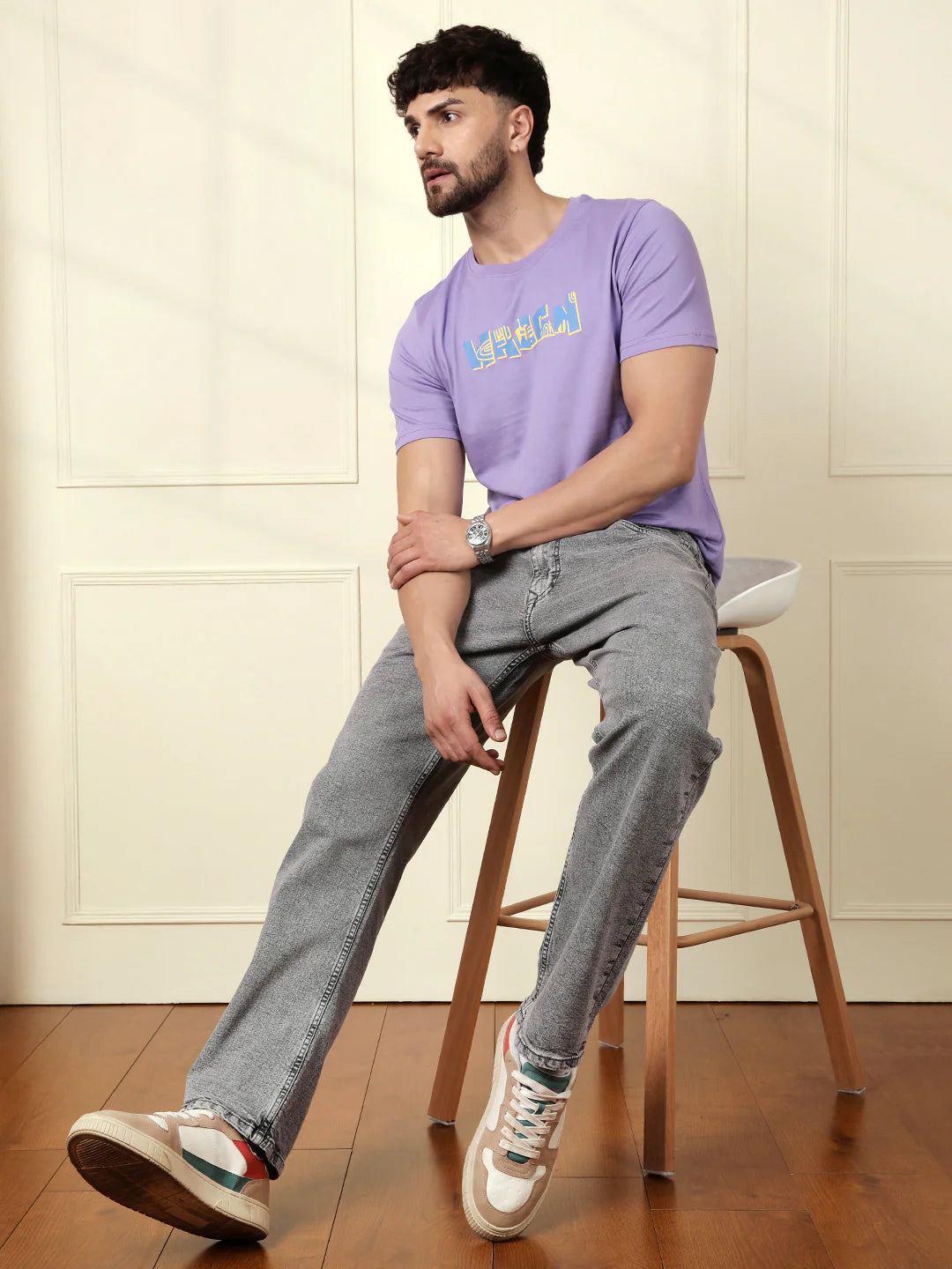Faded Anti Fit Jeans | Grey