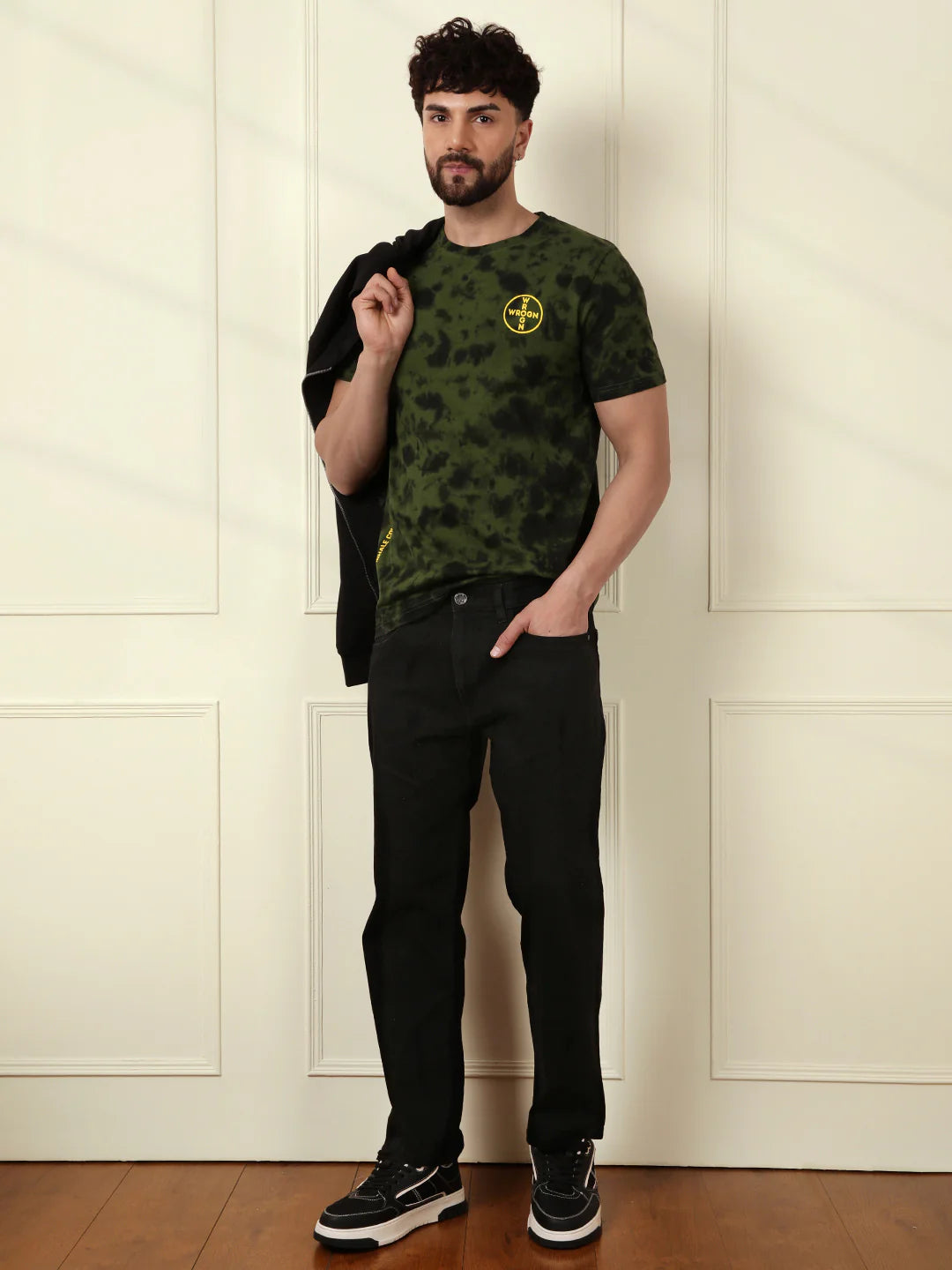 Washed Slim Fit T-Shirt | Dark Green