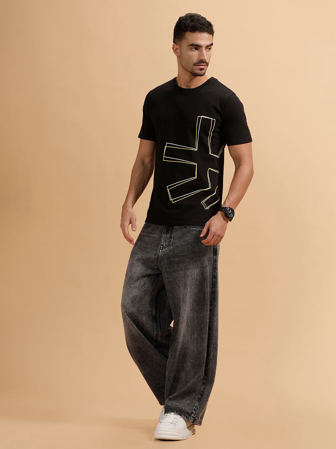 Casual Baggy Fit Jeans | Grey