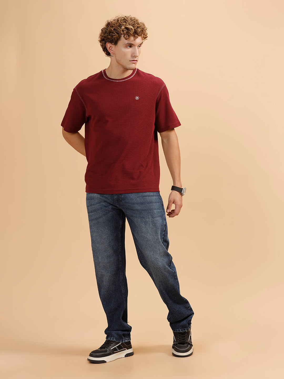 Heavy Fade Anti Fit Jeans | Blue
