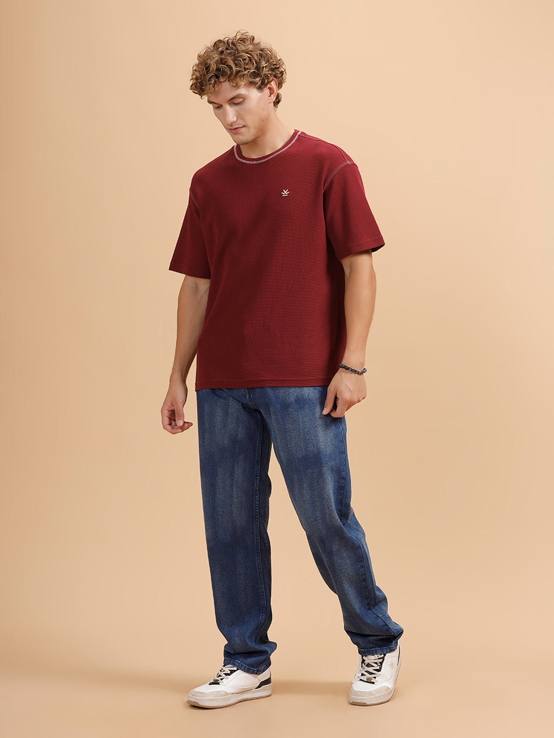 Heavy Fade Anti Fit Jeans | Blue