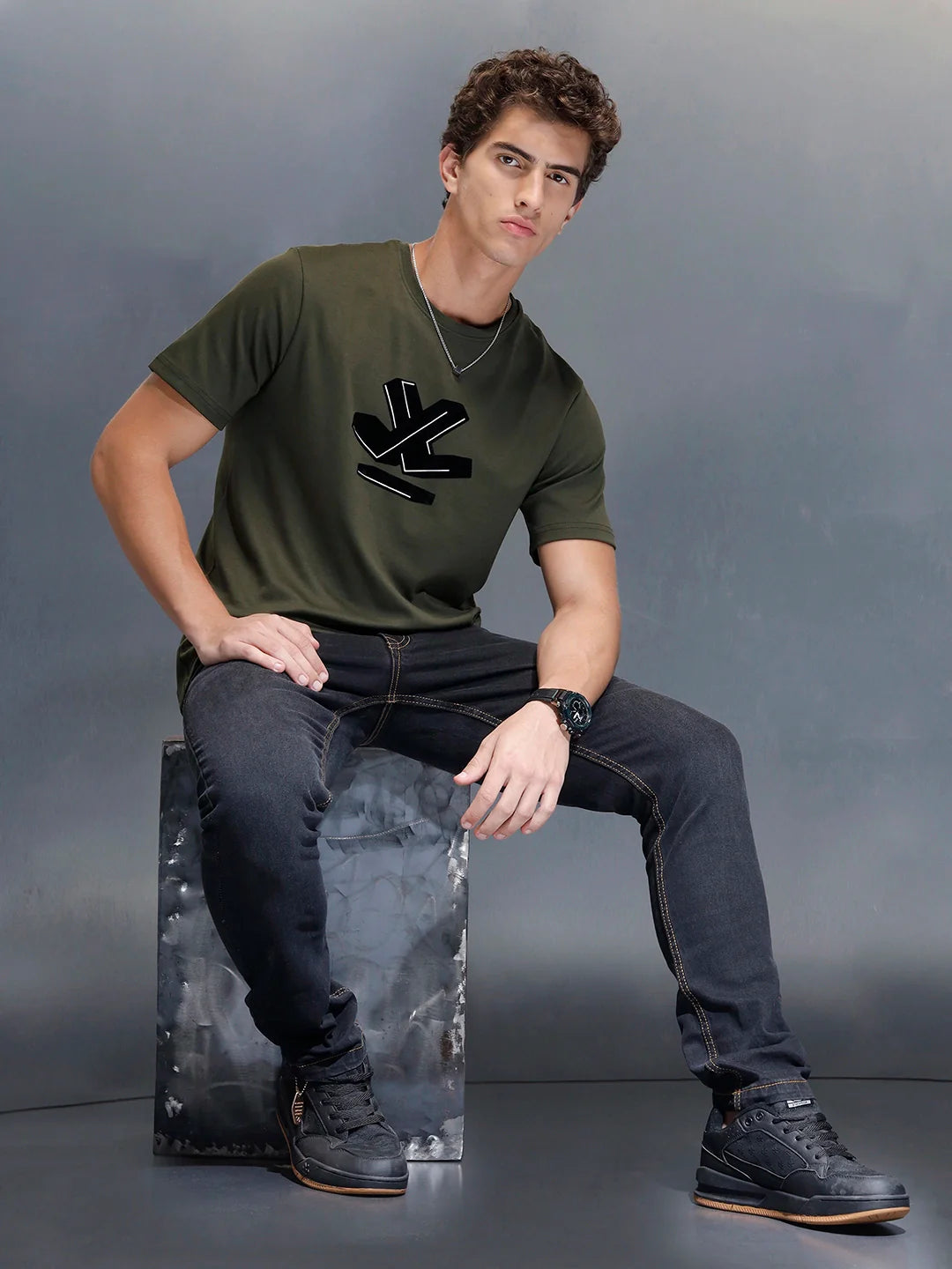 Men's slim fit jeans  | Black