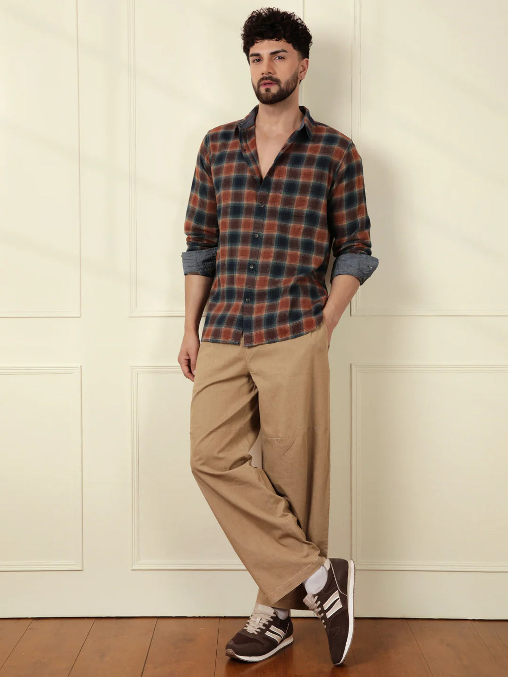 Rustic Checks Woven Shirt