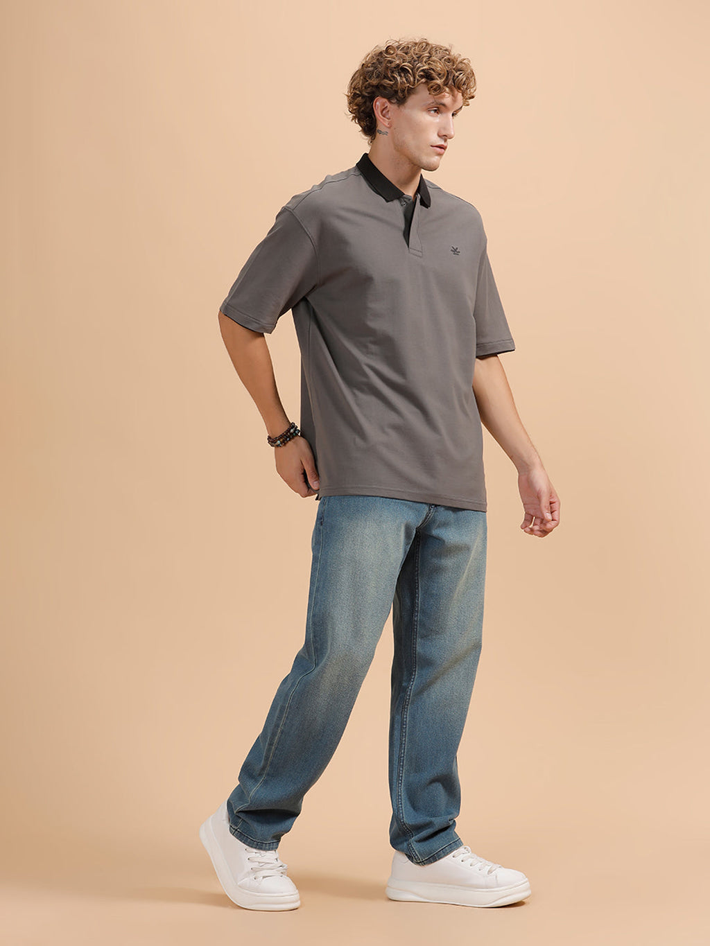 Heavy Fade Anti Fit Jeans | Light Blue