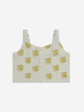 Utsa Kids Off-White Floral Embroidered Cotton-Blend Ethnic Top - (2-8yrs)