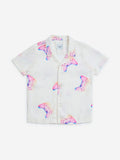 HOP Kids White Printed Shirt