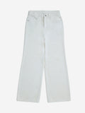 Y&F Kids White Wide-Leg High-Rise Jeans