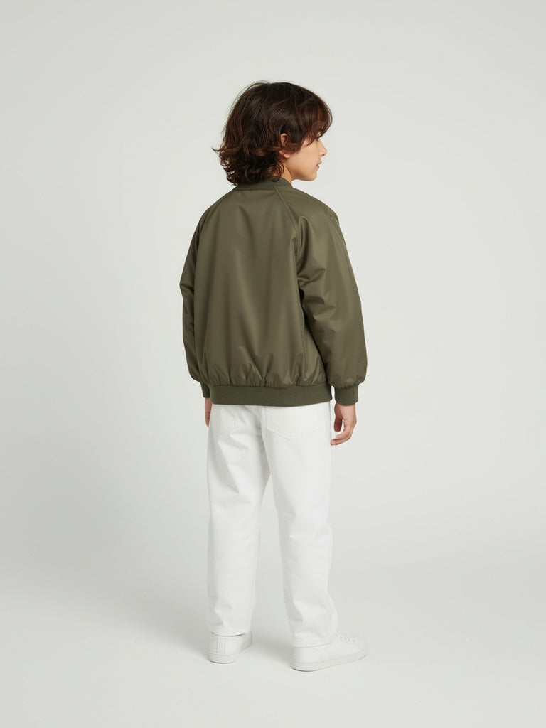 HOP Kids Olive Bomber Jacket
