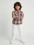 HOP Kids Multicolour Checks Design Cotton Shirt