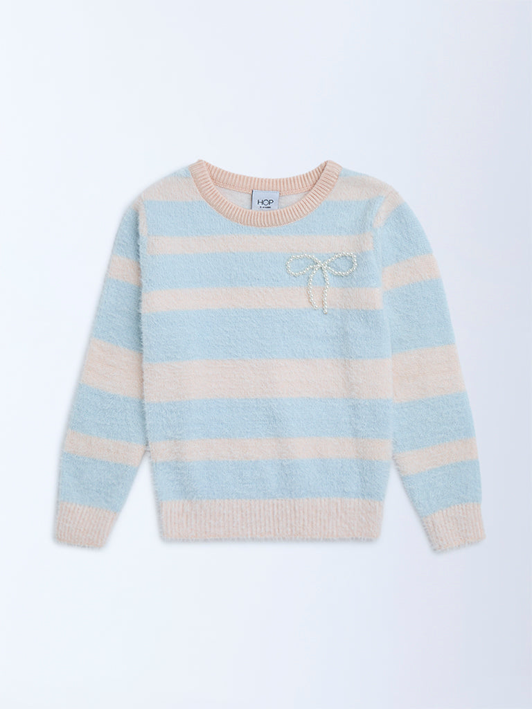HOP Kids Blue Striped Sweater