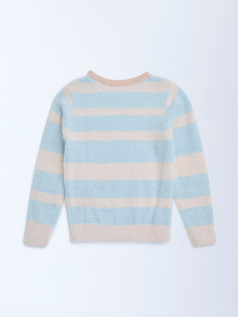 HOP Kids Blue Striped Sweater