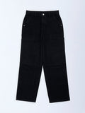 Y&F Kids Black Relaxed-Fit Mid-Rise Jeans