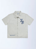 Y&F Kids Beige Printed Cotton Jacket