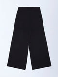 Utsa Kids Black Cotton-Blend Ethnic Pants - (8-14yrs)