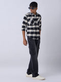 Y&F Kids Black Flannel Checkered Cotton Shirt