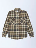 Y&F Kids Brown Checkered Cotton Shirt