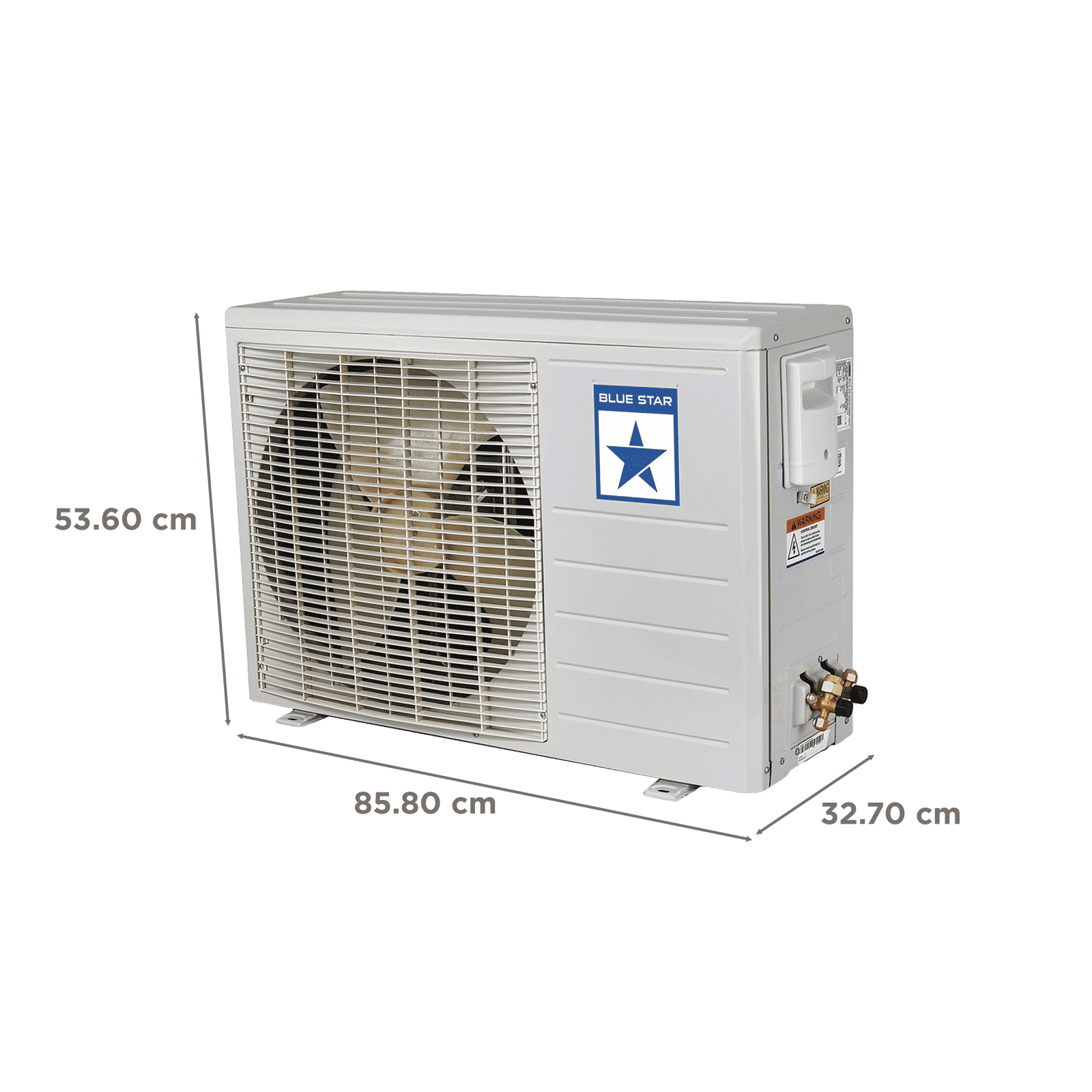 Blue Star Y Series 5 in 1 Convertible 1 Ton 4 Star Inverter Split AC with Dust Filter (Copper Condenser, IC412YNU)