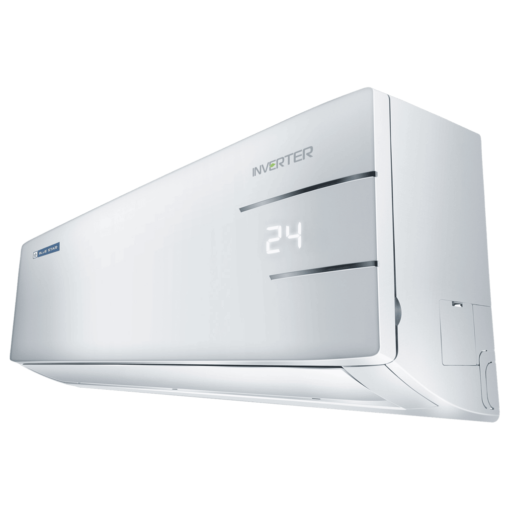 Blue Star Y Series 5 in 1 Convertible 1 Ton 4 Star Inverter Split AC with Dust Filter (Copper Condenser, IC412YNU)