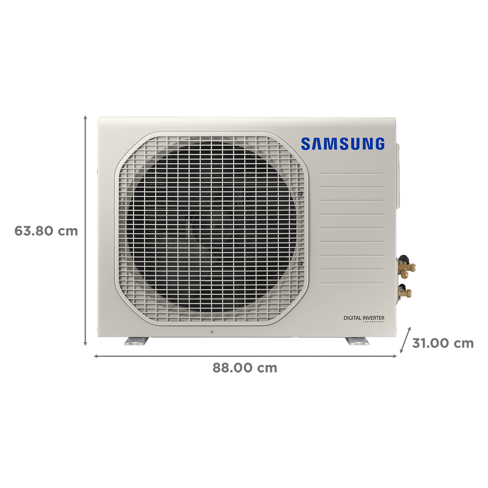 SAMSUNG CY 5 in 1 Convertible 1.5 Ton 5 Star Inverter Split AC with Anti Bacterial Filter (Copper Condenser, AR18CY5ZAWKNNA)
