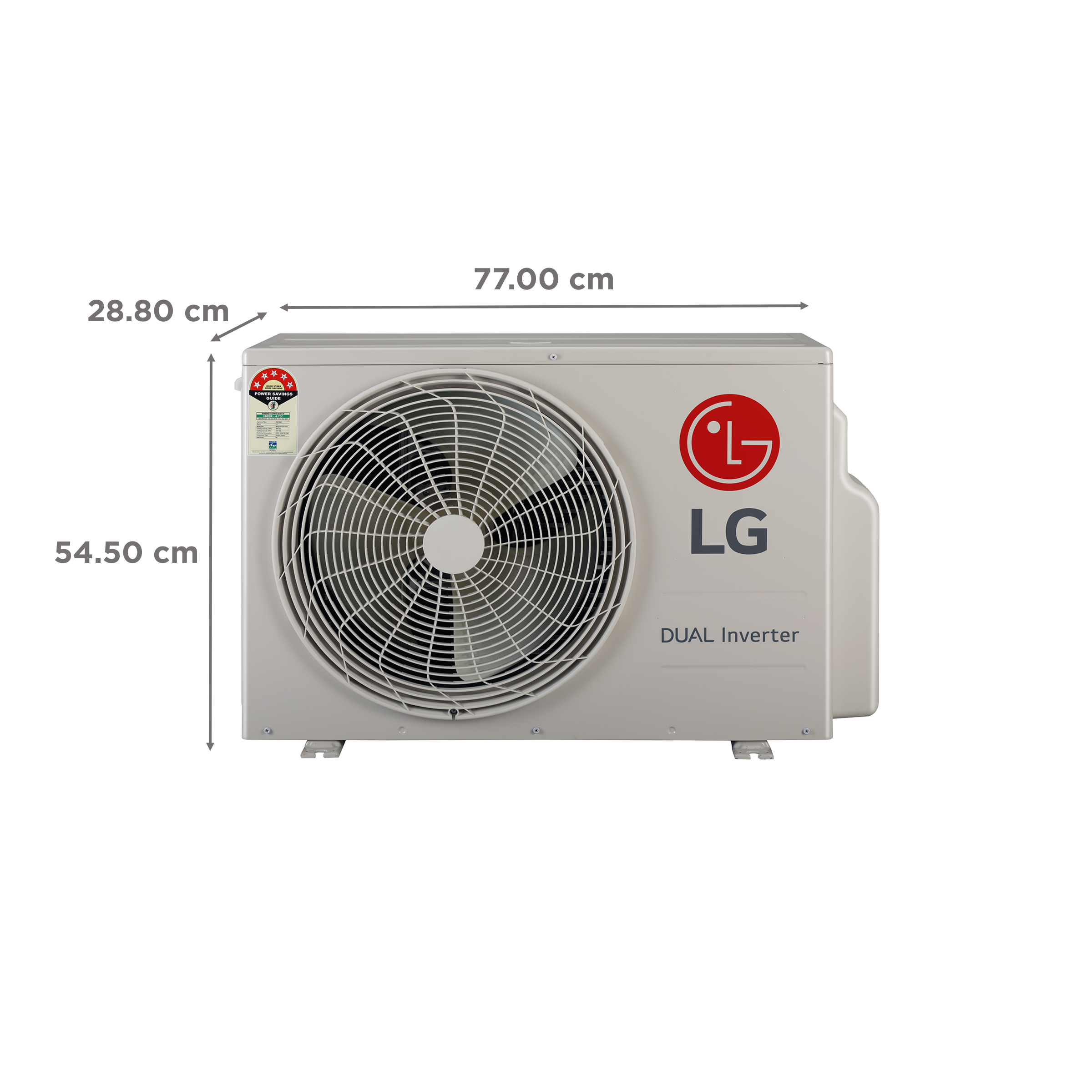 LG TS 6 in 1 Convertible 1.5 Ton 5 Star Dual Inverter Split AC with AI Technology (Copper Condenser, TS-Q19ANZE.AMLG)