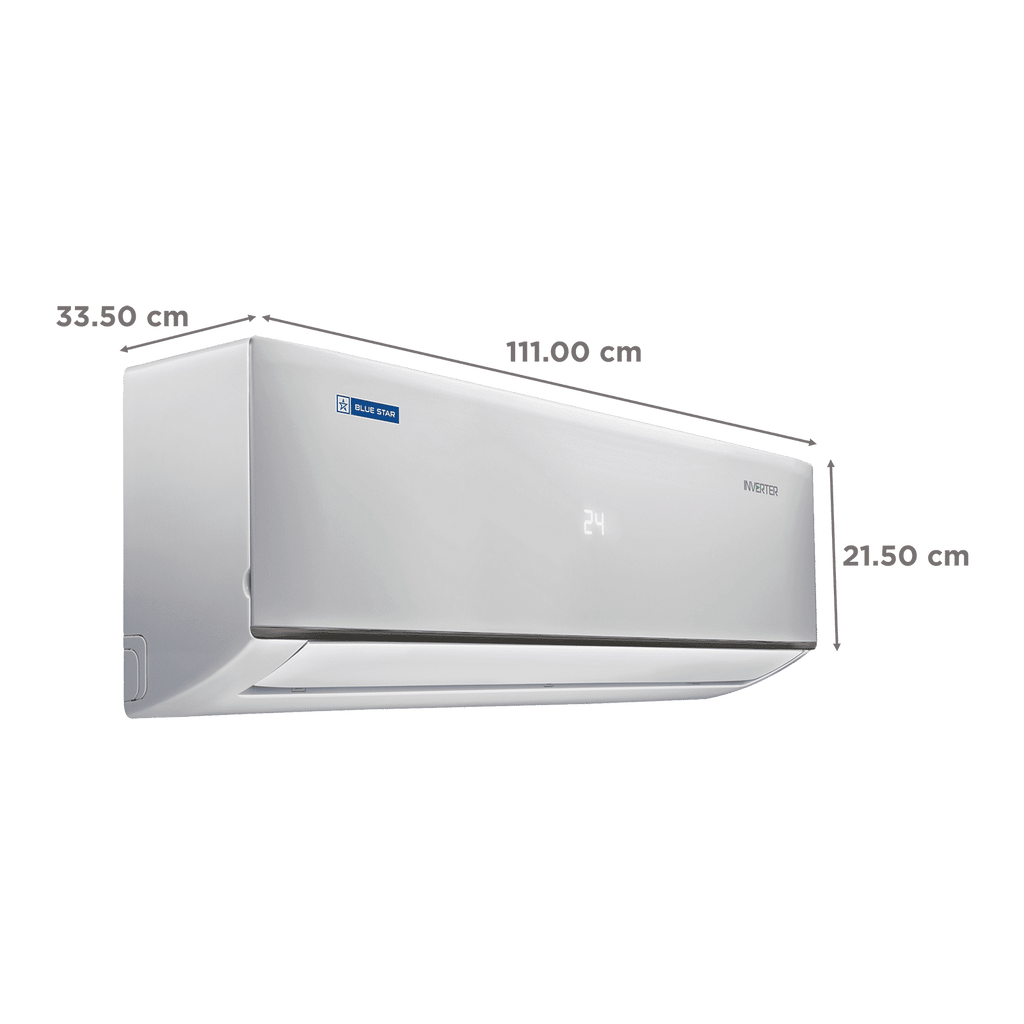 Blue Star D Series 5 in 1 Convertible 2 Ton 5 Star Inverter Split AC with DigiQ Penta Sensor (Copper Condenser, IC524DNUR)