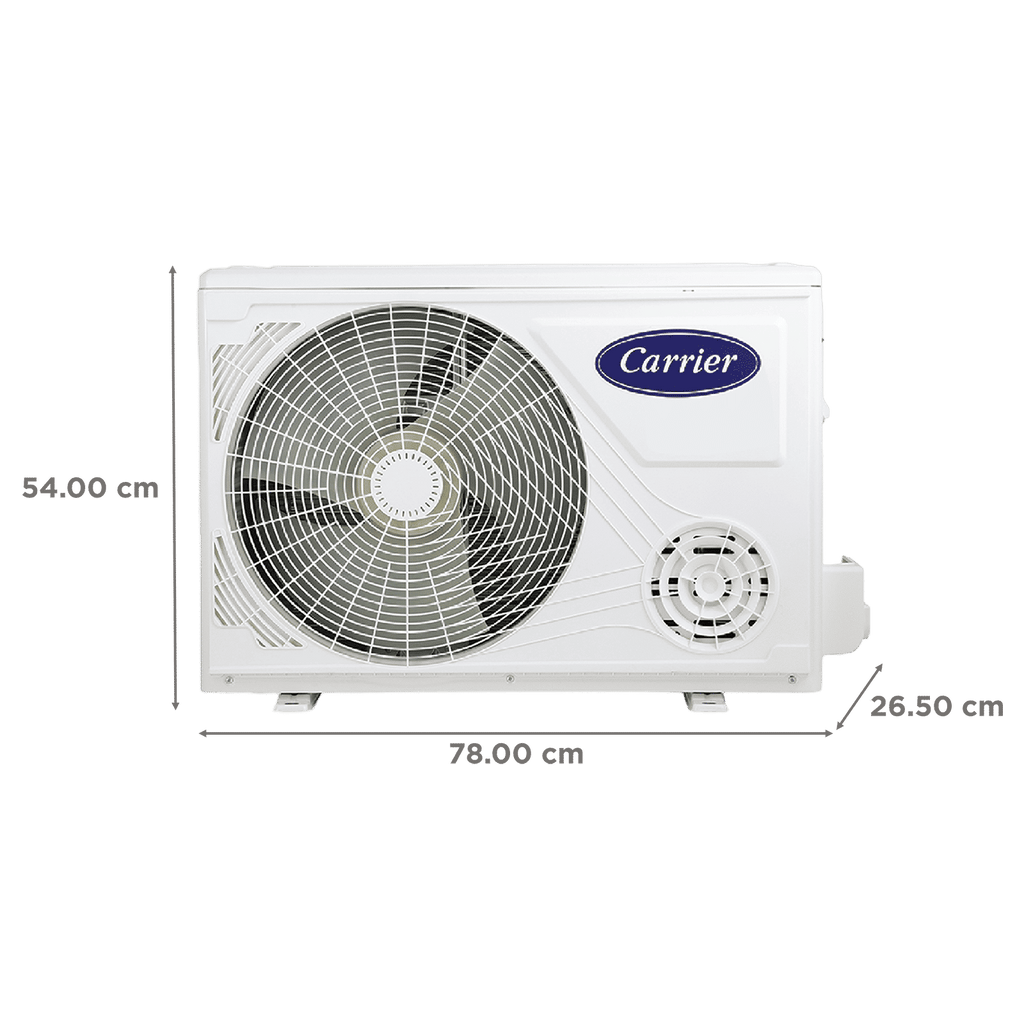 Carrier Xcel Lumo Exi 6 in 1 Convertible 1 Ton 3 Star Inverter Split AC with Auto Cleanser (Copper Condenser, CAI12CL3R34F0)