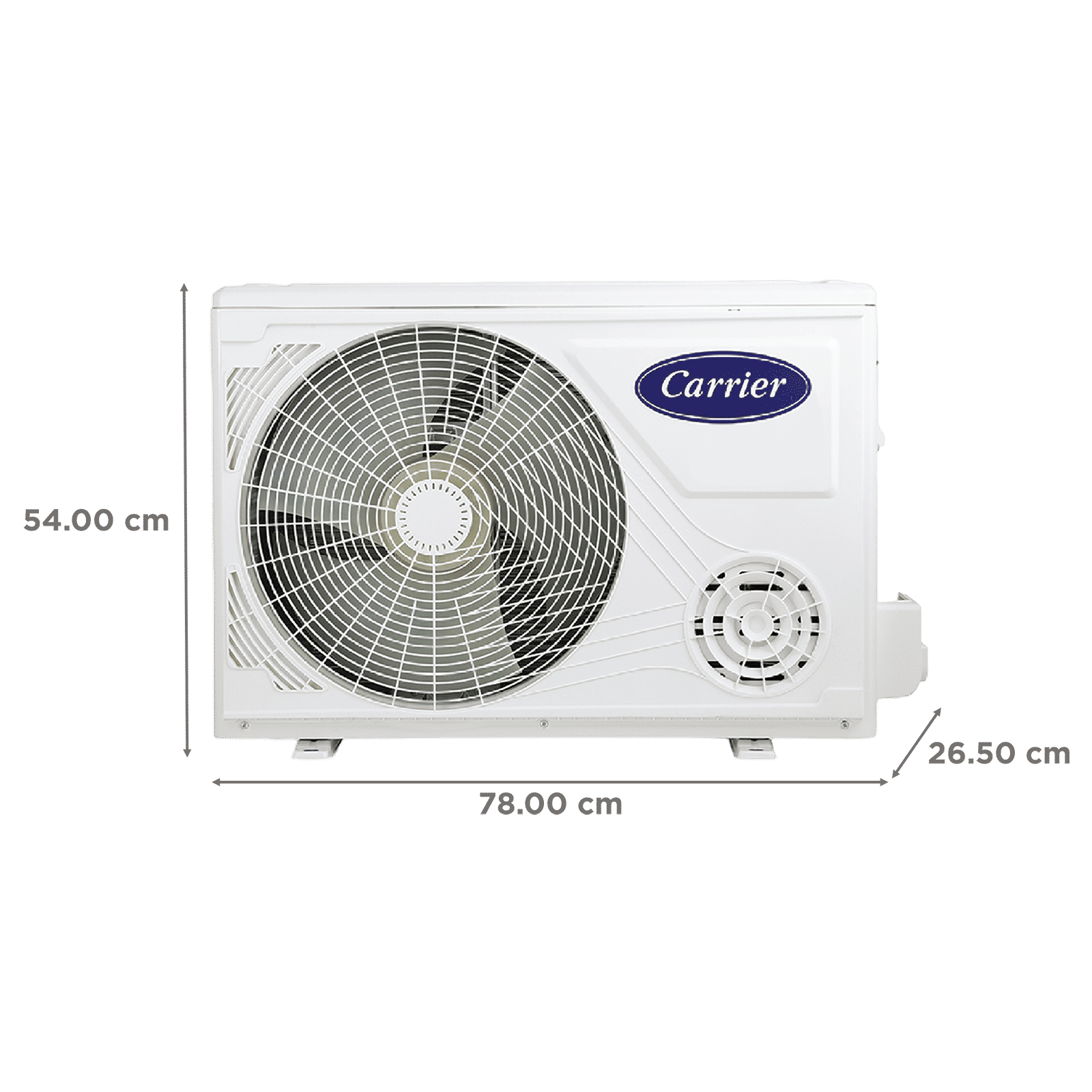 Carrier Xcel Lumo Exi 6 in 1 Convertible 1 Ton 3 Star Inverter Split AC with Auto Cleanser (Copper Condenser, CAI12CL3R34F0)