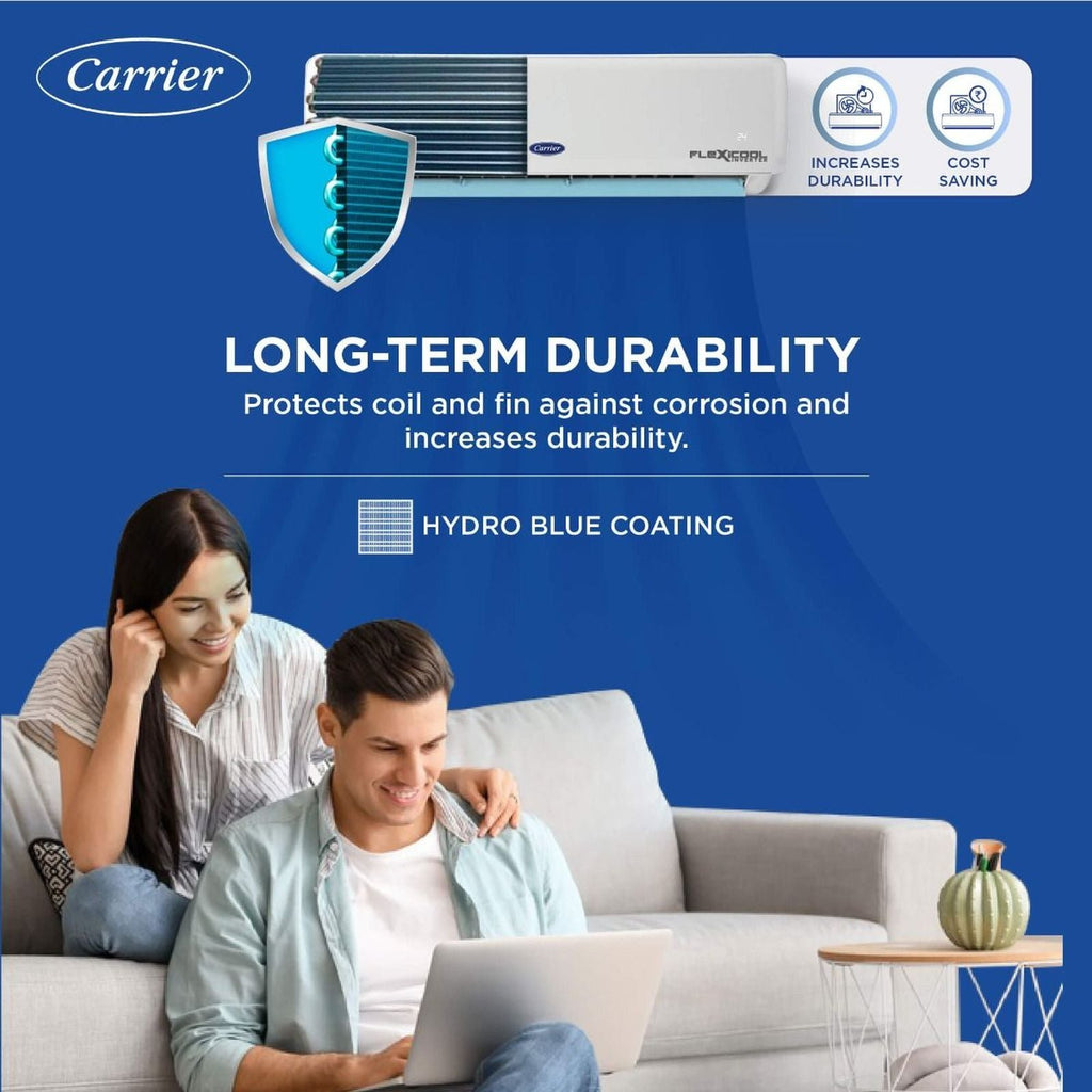 Carrier Ester Neo Plus Exi 6 in 1 Convertible 1.5 Ton 3 Star Inverter Split AC with Auto Cleanser (Copper Condenser, CAI18ER3R34F0)